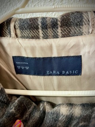 Abrigo de paño de Zara