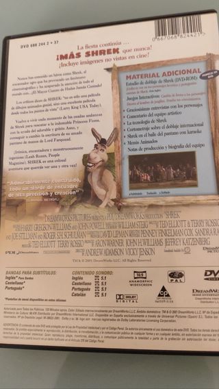 DVD Sreck y Las dos Torres con extras