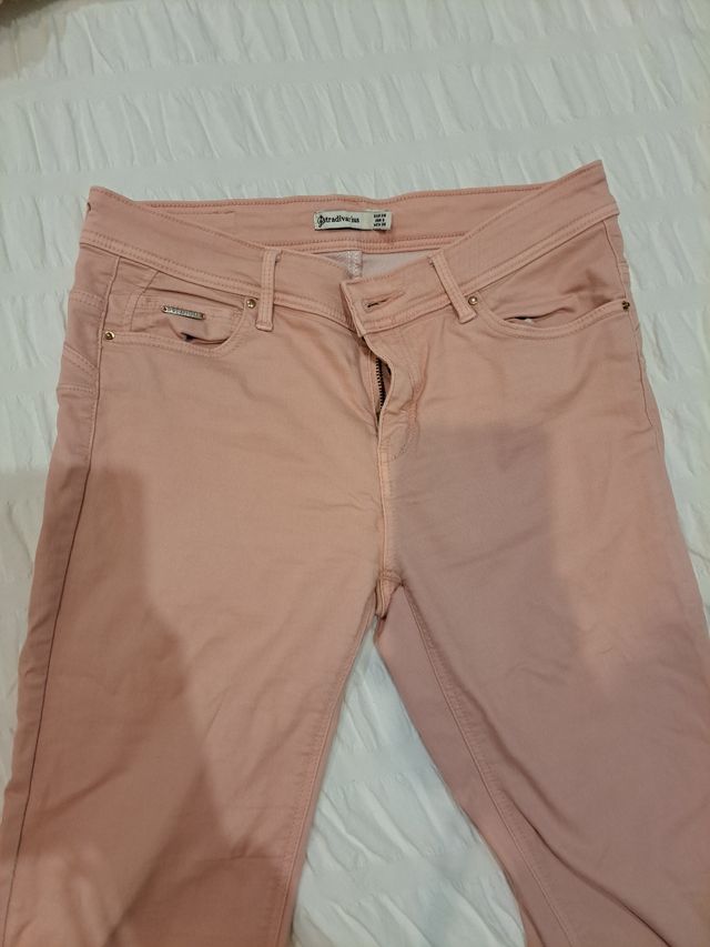 Pantalones: pack 3:negro,rosa, beige