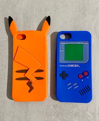 2 Fundas iPhone 5/5s/SE 2016 Silicona 3D