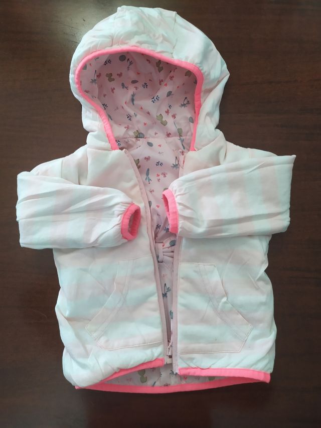 Giacca leggera neonata double face 9 mesi (74cm)