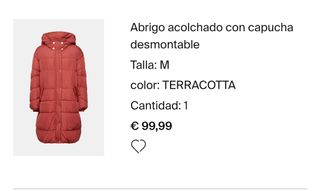 Abrigo acolchado Edc Spirit