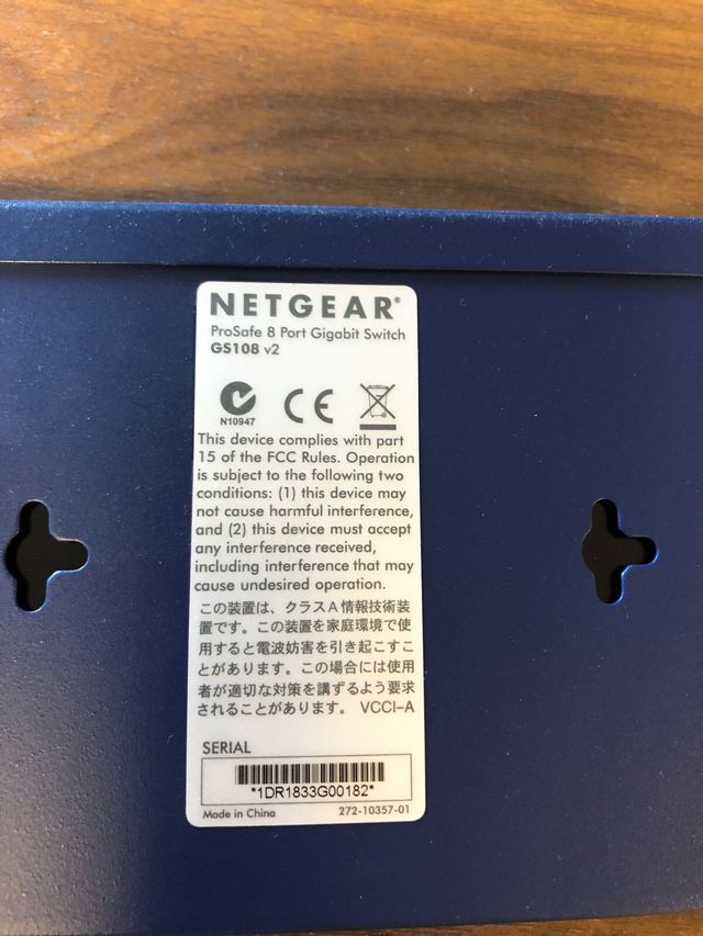 NETGEAR Switch Ethernet de 8 puertos GS108