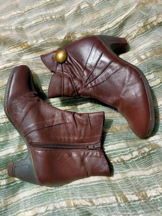 Botines piel calidad marca GN 1 uso 36.