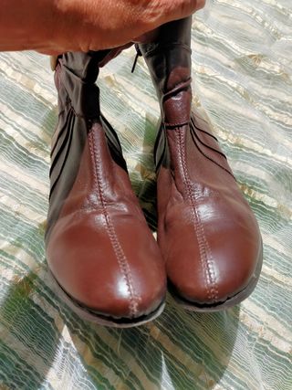 Botines piel calidad marca GN 1 uso 36.