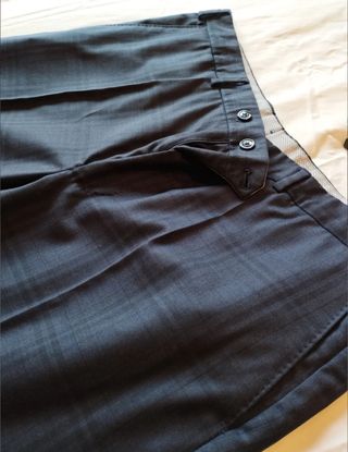 Traje Massimo Dutti azul marino