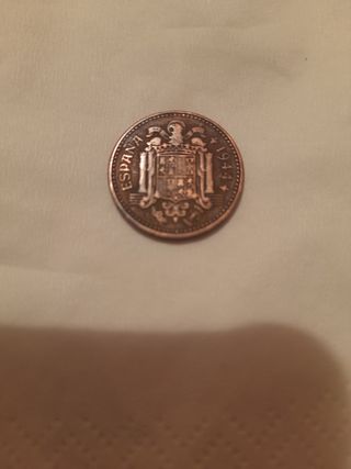 Moneda 1 peseta 1944