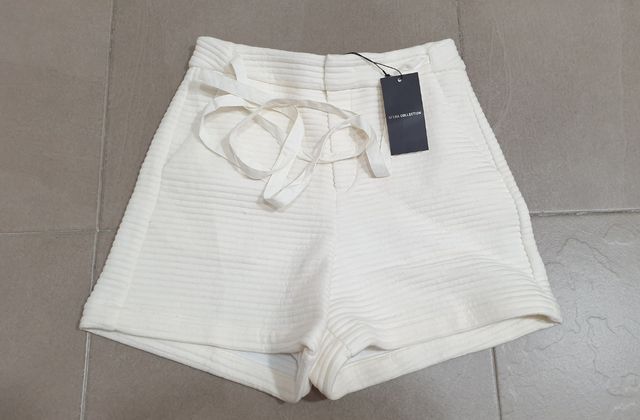 Short blanco T-S