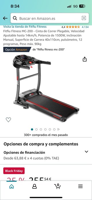 cinta de correr
