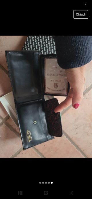 Portafoglio vero cuoio