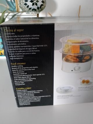 Vaporera de alimentos nueva