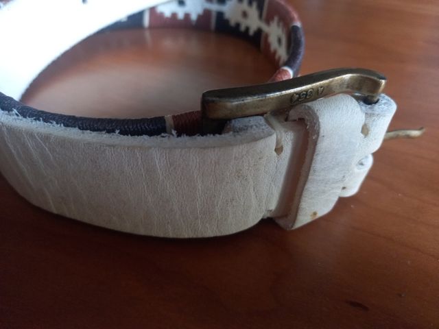 Cintura uomo in cuoio argentino