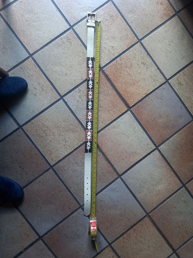 Cintura uomo in cuoio argentino