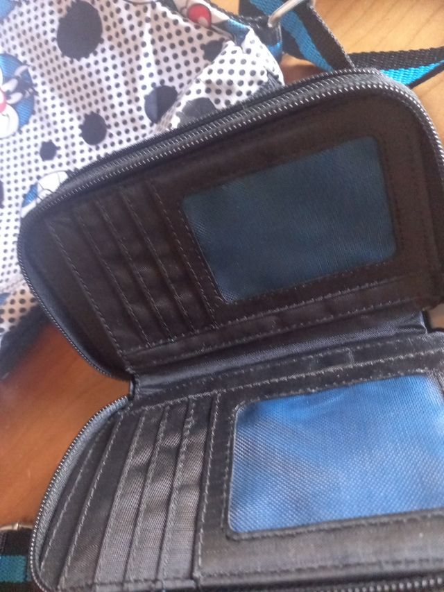 Borsa con portafoglio