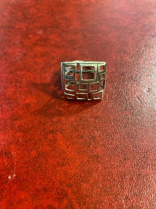 Anillo de plata de ley