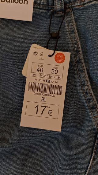 Pantalón vaquero estilo balloon LEFTIES