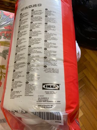 Relleno de funda nordica