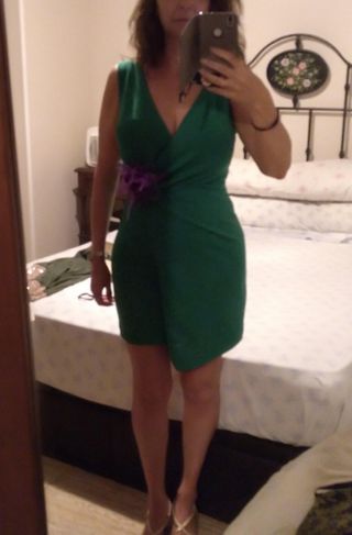 Vestido ceremonia corto