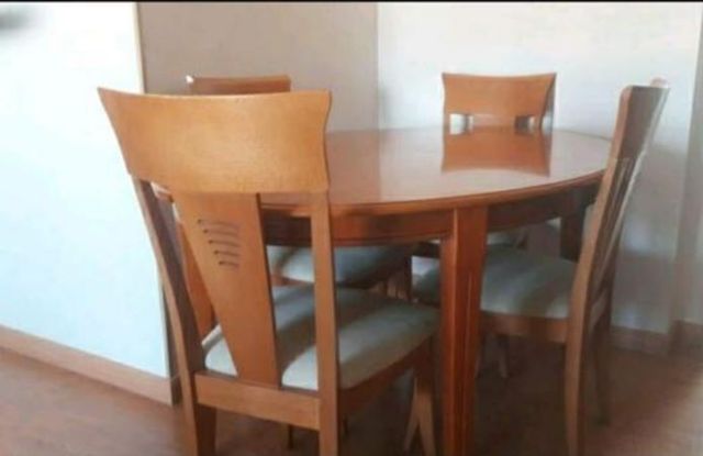conjunto mesa y sillas
