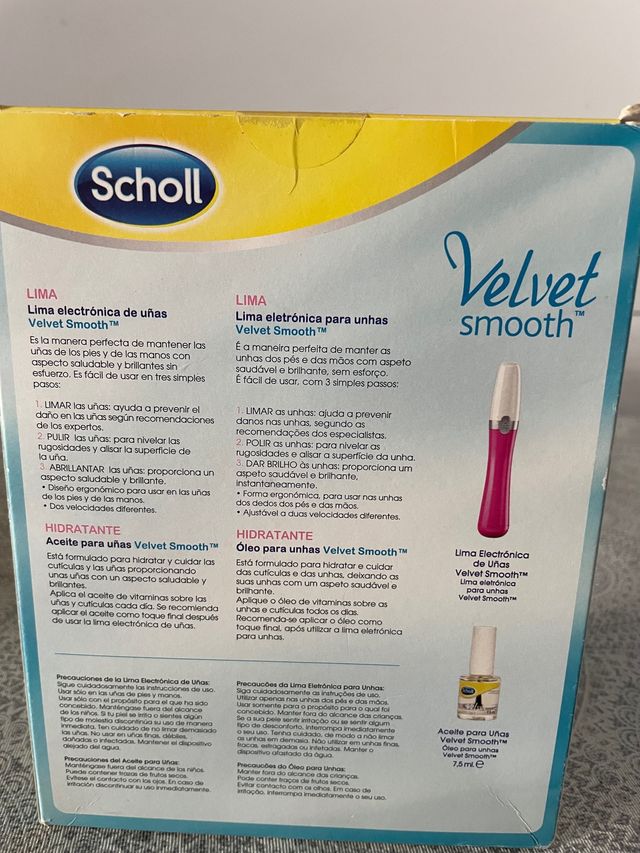Lima+aceite marca “SCHOLL” para Uñas