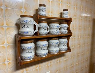 Especiero antiguo madera