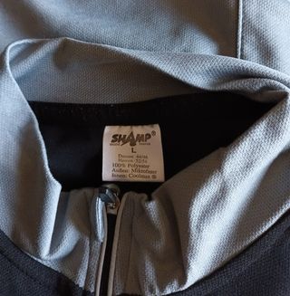 Shamp Maglia Ciclismo Manica Lunga Large Grigio