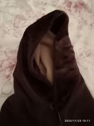 Sciarpa con cappuccio