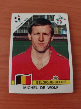7 Cromos ITALIA 90⚡️PANINI⚡Belgique Belgica