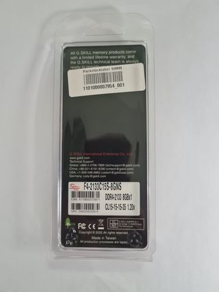 Módulo de memoria RAM 8 GB DDR4 2133. G.SKILL