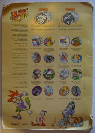 CAIXA PENEDÈS MURRIPOC COLECCIÓN TAZOS