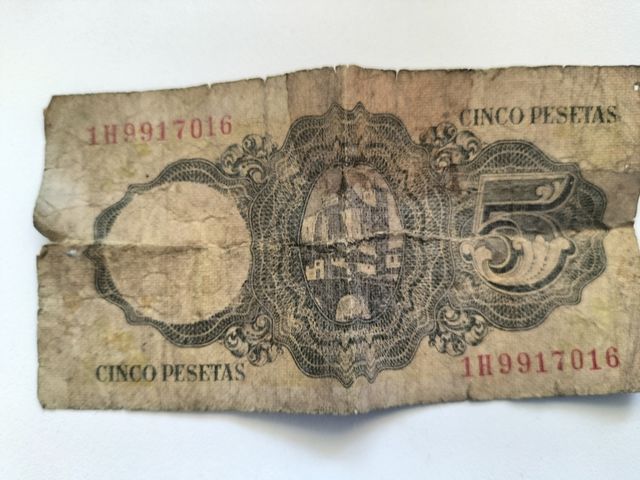 Billete 5 pesetas 1951