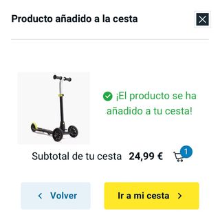Patinete Scooter 3 ruedas para niños