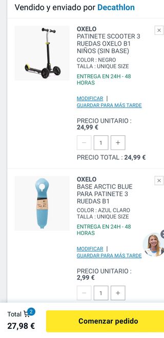 Patinete Scooter 3 ruedas para niños