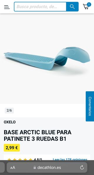 Patinete Scooter 3 ruedas para niños