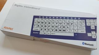 Teclado adaptado baja visión