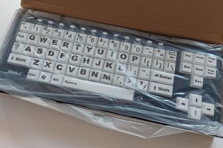 Teclado adaptado baja visión