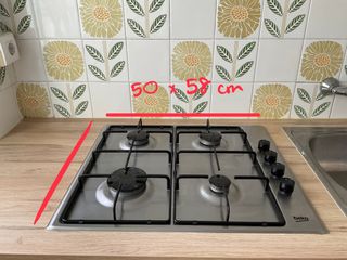 COCINA (COCINA GAS, ENCIMERA Y FREGADERO)