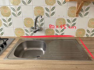 COCINA (COCINA GAS, ENCIMERA Y FREGADERO)
