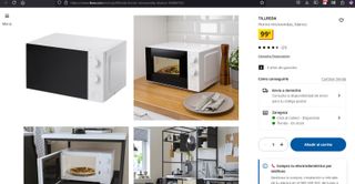 Microondas IKEA TILLREDA