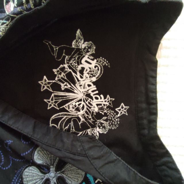 Camisa desigual negro