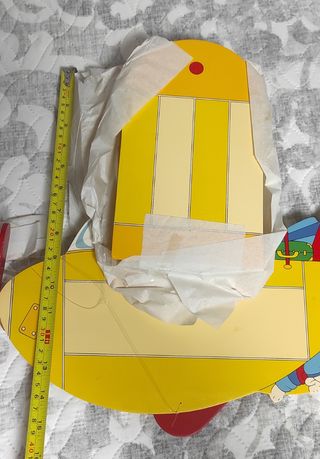 Avión de madera para colgar