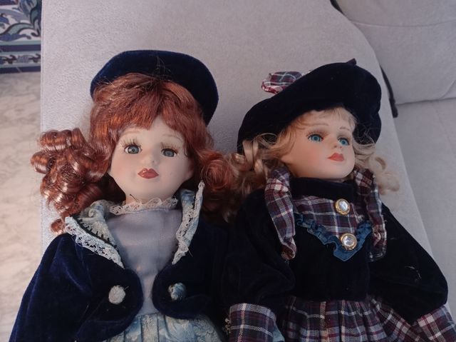 Muñecas de porcelana de época