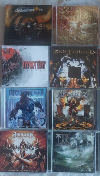 OFERTA Lote Heavy Metal 10 CDs