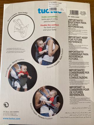 Mochila bebés TUC TUC