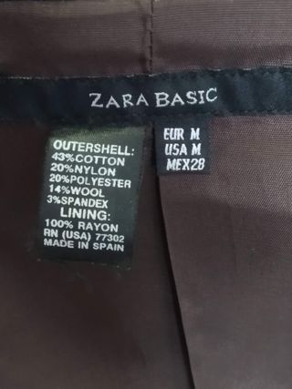 Blazier paño abrigo