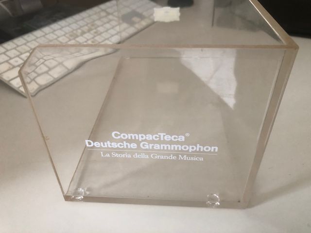 N°5 Porta CD di design (Vuoti) in Plexyglass