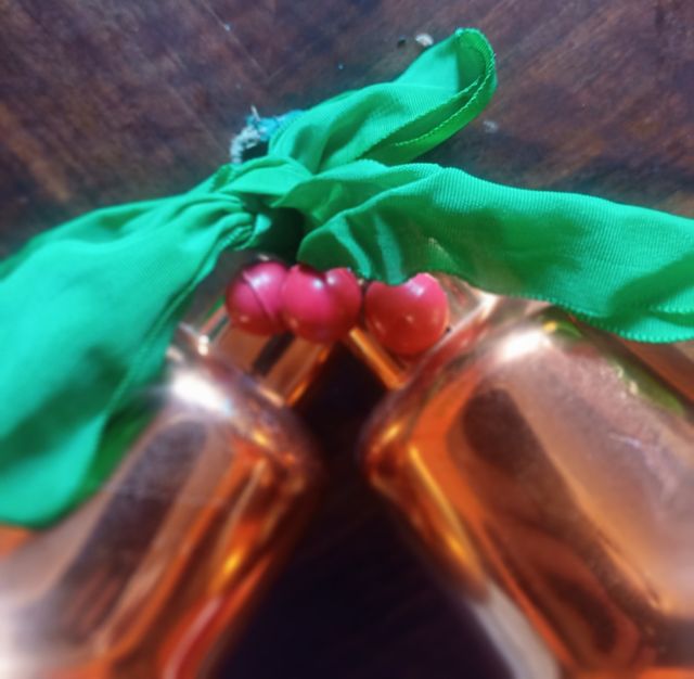 Adorno navideño campanas vintage