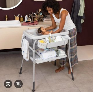 Cambiador y bañera para bebe