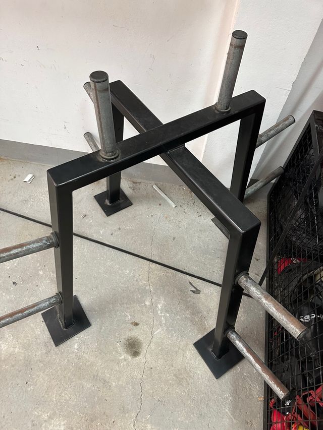 Soporte para discos musculacion