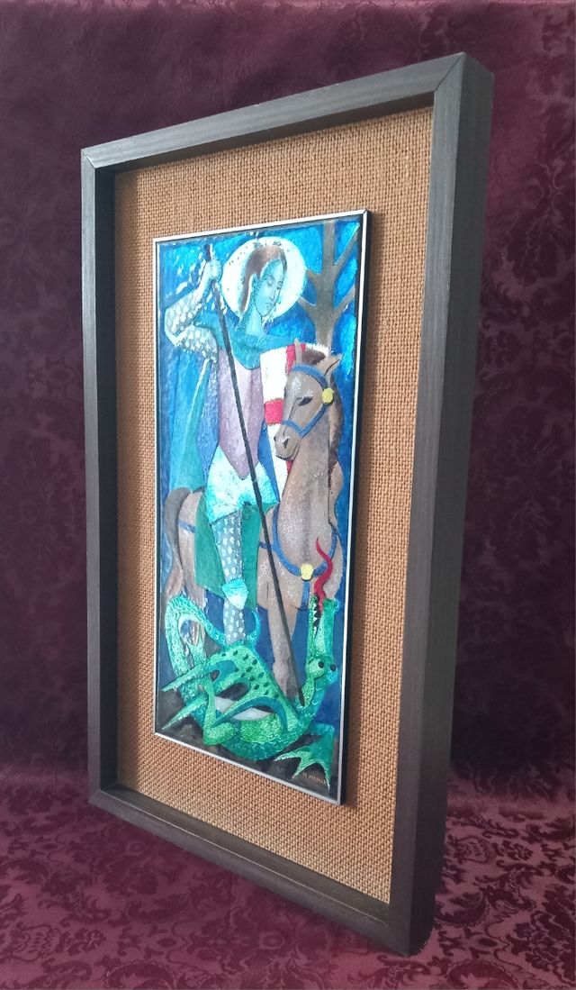 San jorge y el dragon Montserrat.Mainar,Arte Déco